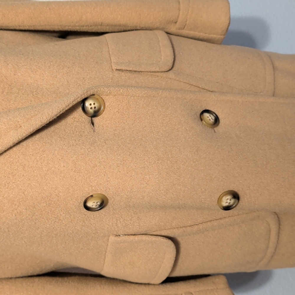 Stunning Coat! Elegant Tan Camel Women's Long Outercoat - Royal, Vintage Piece ! - Picture 8 of 16